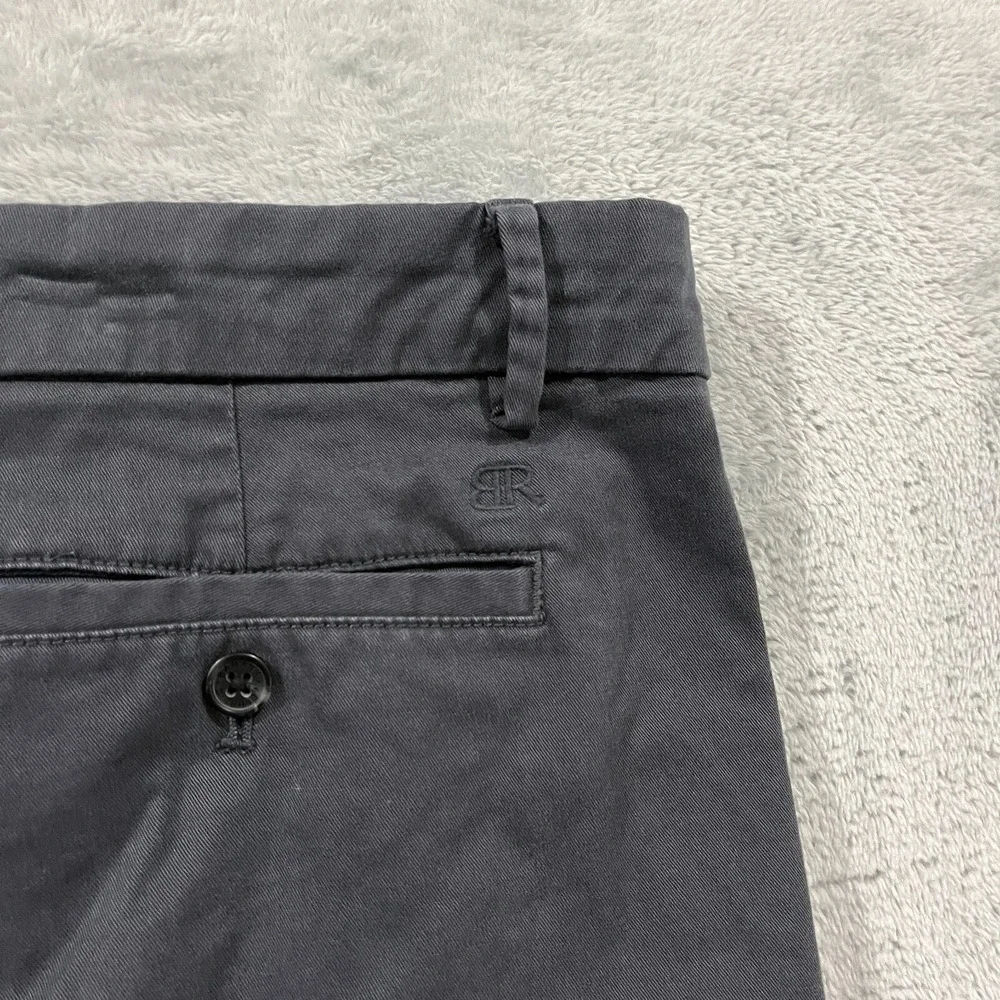 Banana Republic Mens Pants 36x32 Tapered Chino‎ Gray Stretch Pockets Preppy